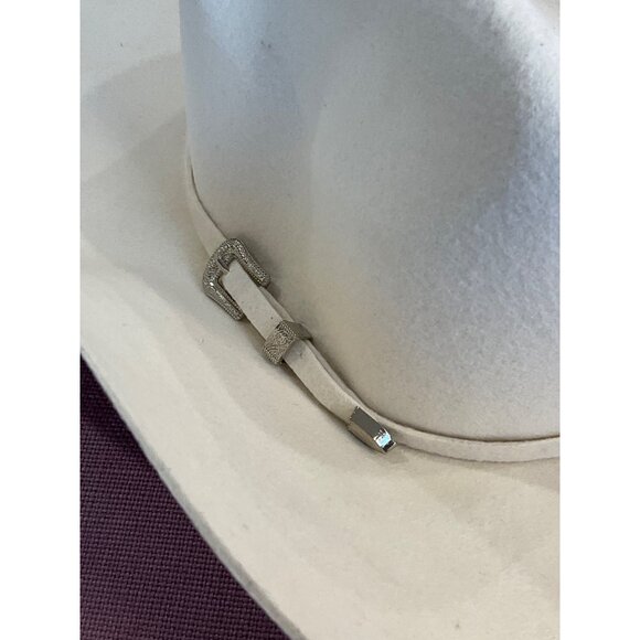 Kelsey Randall x REVOLVE Stars Hat in Ivory One SIze New Womens Cowboy Western - Picture 8 of 16